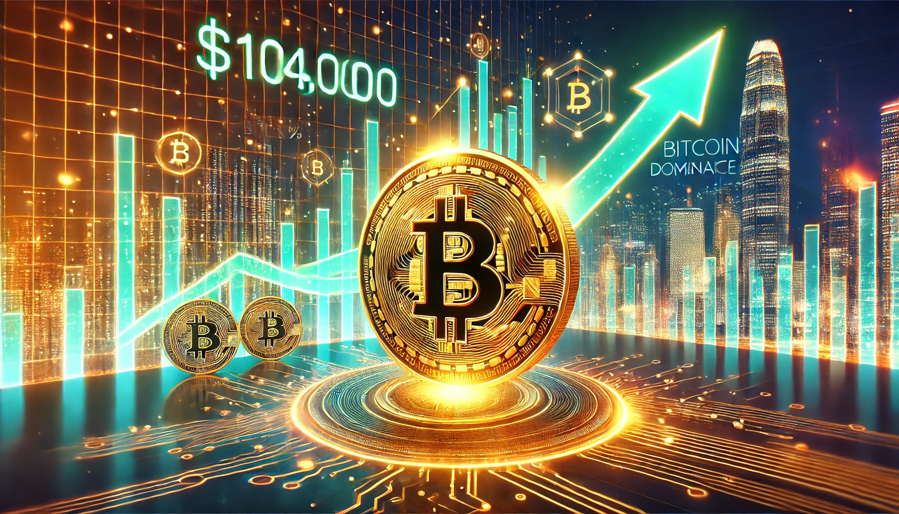 Bitcoin Price Hits $104K and Dominance Soars To 57%